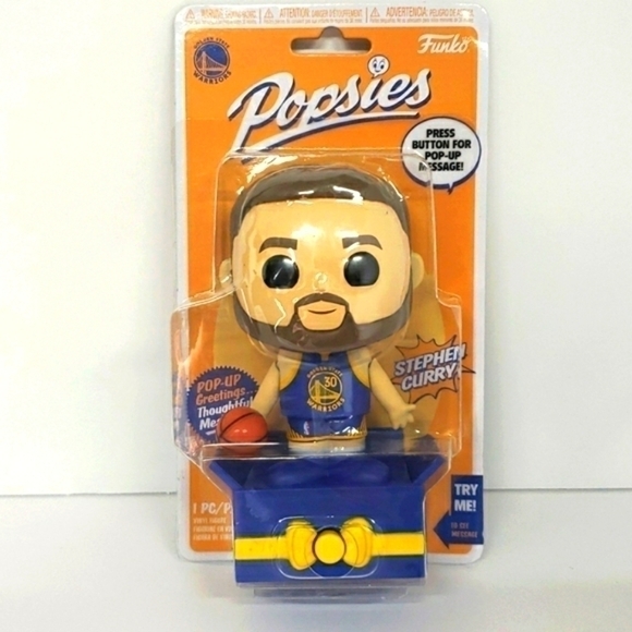 FUNKO Popsies Pop Up Greetings Golden State Warriors Stephen Curry - Picture 2 of 6